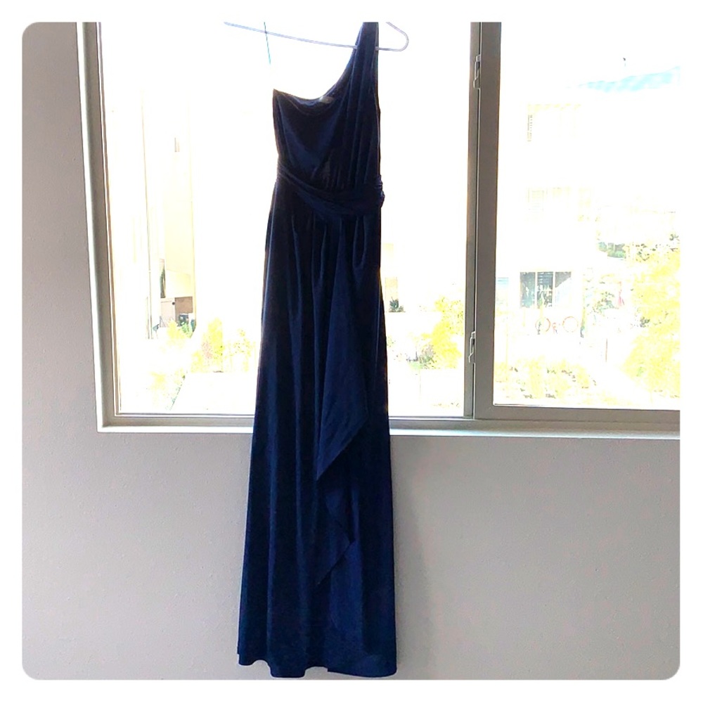 ASOS navy maxi dress US size 0